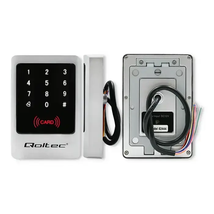 Qoltec Code lock MIMAS with RFID reader Code | Card | key fob | Doorbell button | IP68 | EM Фото 7
