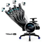 Gaming chair Diablo Chairs X-One 2.0 Normal Size black-blue Foto 7