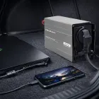 Qoltec MS Wave Voltage Converter | 12V to 230V | 300/600W | USB | Compatible with LiFePO4, GEL and AGM batteries Фото 9