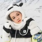 Qunature Panda Ski Gloves for Kids and Adults Size S - Black/White Фото 2