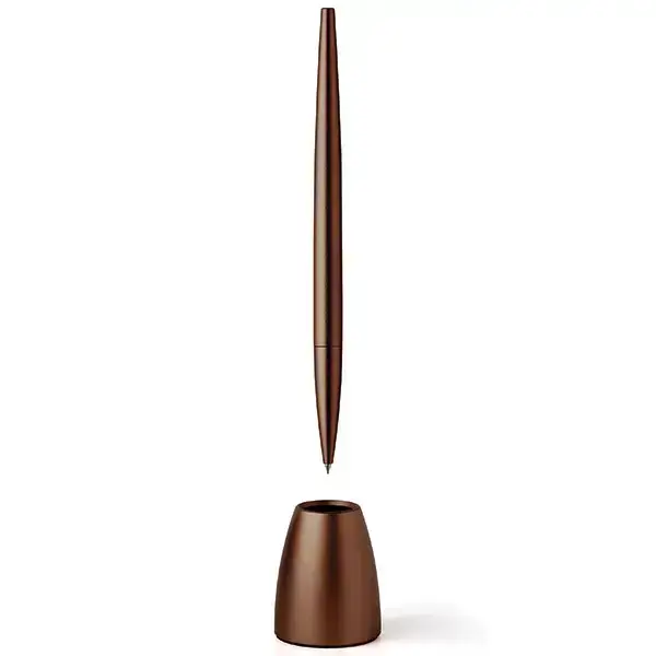Lexon Scribalu Pen with Base bronze LS64BZ Photo 2