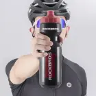 Rockbros 750 ml Bike Bottle - Transparent Black with Red Mouthpiece Photo 3