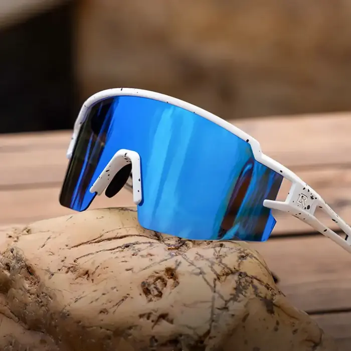 Rockbros Kids Cycling Glasses, Polarized, UV Protection, Children's - White Foto 5