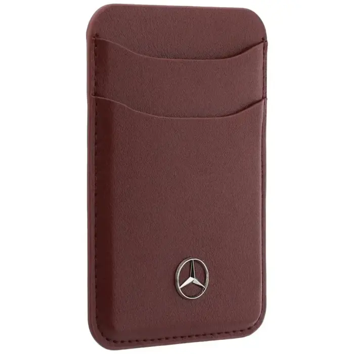 Magnetic Card Wallet Mercedes Leather red Foto 4