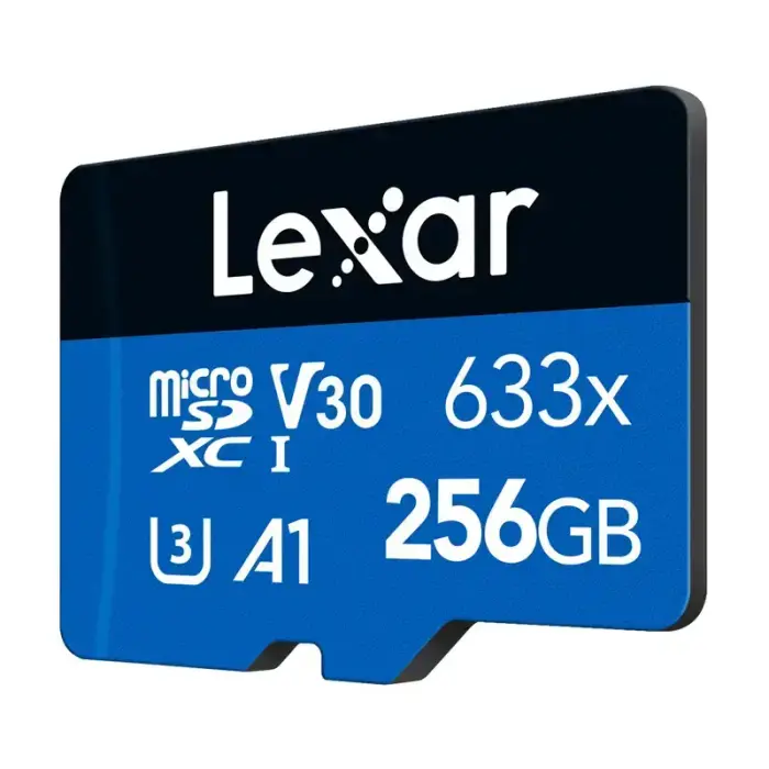 Lexar High-Performance 633x microSDXC 256GB memory card + SD adapter Фото 3