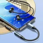 Wozinsky WACM-01 USB-C Adapter - 3.5mm Mini Jack - Black Фото 9