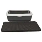 Kaķu tualetes paklājs : Trixie Cat Litter tray sieve mat, EVA, 40*55 cm, black Foto 7