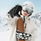 Qunature Panda Heat Transfer Ski Gloves Kids Size S - Black/White Foto 8