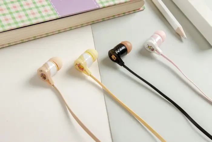 Earphones CASNI - CS-180 with microphone Beige Foto 2