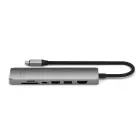 Adapter HUB 7in1 USB C Satechi Slim ST-P7SM space gray Фото 5