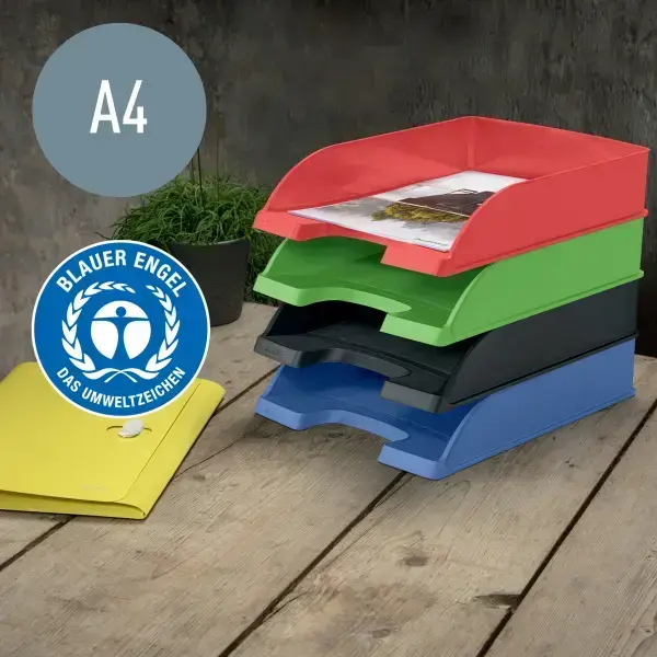 Dokumentu plaukts  Leitz Recycle, A4, zaļa Фото 3