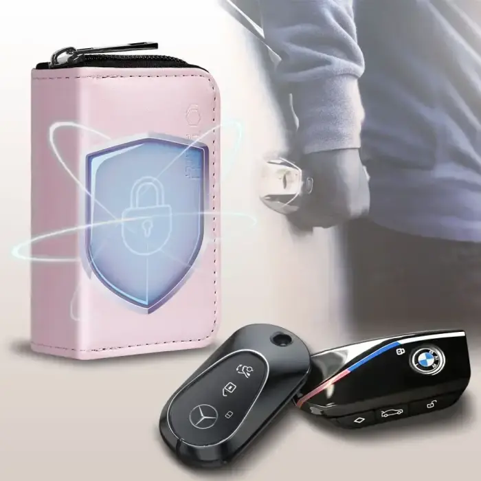 KLATKA FARADAYA TECH-PROTECT KLR300 POUCH KEYLESS RFID SIGNAL BLOCKER CASE PINK Foto 3