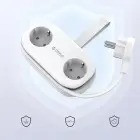 Orico APP 15.5W 5in1 Power Strip 2x AC + 2x USB-A + 1x USB-C - White Фото 4