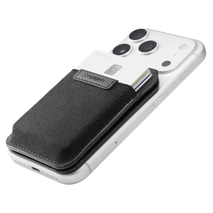 SPIGEN S314-4 SLIM FOLD TRIPOD WALLET MAGSAFE BLACK Фото 3