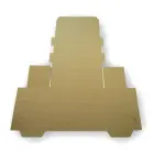 Arhīva kārba SMLT 270 x 155 x 330 mm no kartona, saliekama, brūnā krāsā Фото 2