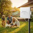 Qoltec 4G 5G LTE antenna | 9dBi | directional | external | SMA | waterproof | 3m Foto 6