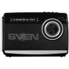 Speaker SVEN SRP-155, black (3W, Bluetooth, FM/AM/SW, USB, microSD, flashlight, battery) Foto 2
