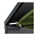 Atkrituma tvertņu 2x240L uzglabāšanas konteiners Hide Away pelēks Foto 4