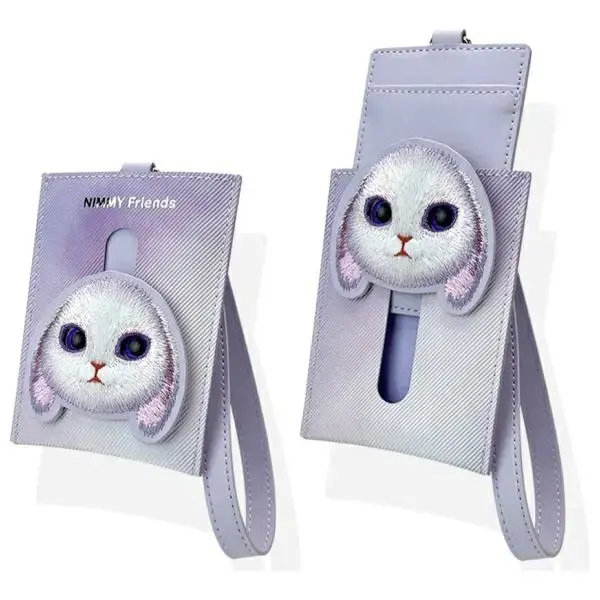 Nimmy portfel na karty fioletowy|purple   Big Eyed Pet 2.0 Rabbit Фото 3