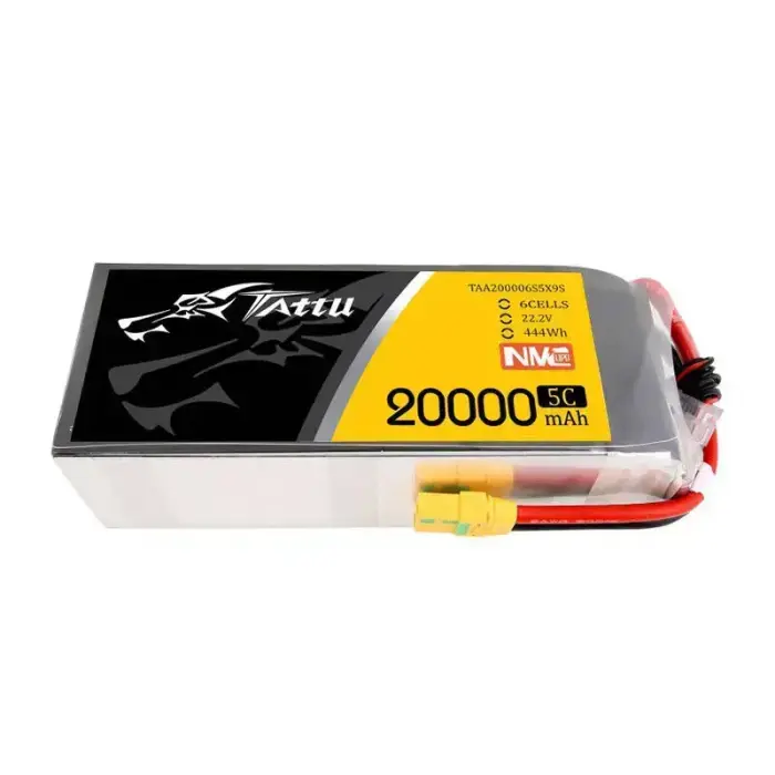Tattu NMC 20000mAh 22.2V 5C 6S1P Lipo Battery Pack with XT90-S plug Photo 2
