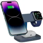 CANYON Wireless Charging Station Hexagon 310 3in1 DarkGrey/Blue Foto 7