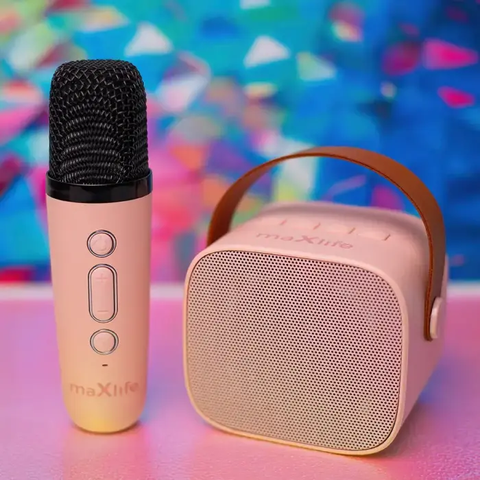 Maxlife Bluetooth karaoke speaker MXKS-100 pink Foto 7