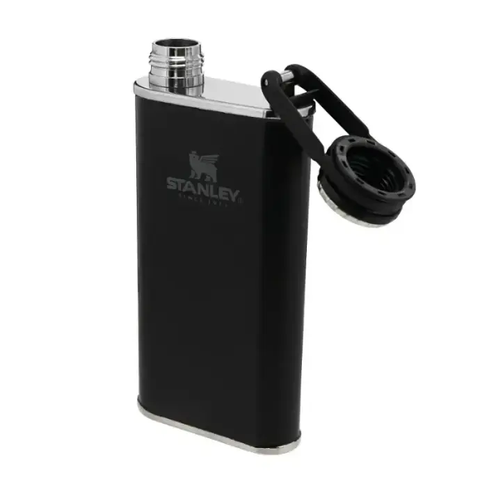 Blašķe The Easy-Fill Wide Mouth Flask 0,23L matēti melna Foto 2