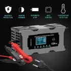 Qoltec Intelligent microprocessor charger 12V 10A | Rectifier with repair function for AGM GEL LiFePO4 battery | LCD Photo 3