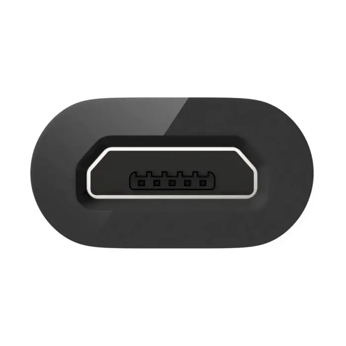 Fusion Universāls Adapteris Micro USB uz Type-C (USB-C) USB Savienojums Melns Foto 3