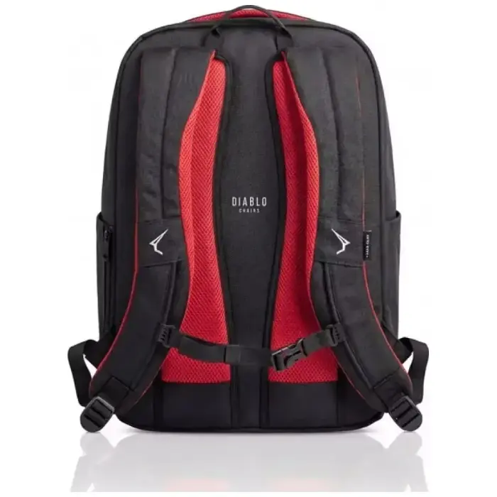 Diablo Chairs Multifunctional Laptop Backpack Prime  black red Photo 2