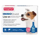 Pilieni pret blusām, ērcēm suņiem - Beaphar IMMO SHIELD LINE ON DOG Small 3*1.5ml Photo 1