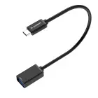 Wozinsky WOTGY1S USB-C 3.0 (male) - USB-A 3.0 (female) OTG Adapter - Black Фото 2