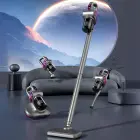 4-in-1 Vertical Handheld Vacuum Cleaner with Dust Mite Removal Brush - Gray Foto 3
