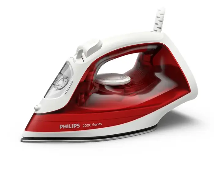 PHILIPS 2000 sērijas Tvaika gludeklis, 2000W, sarkans Foto 8