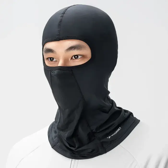 Wozinsky WKM-01B face mask motorcycle bicycle balaclava - black Foto 2