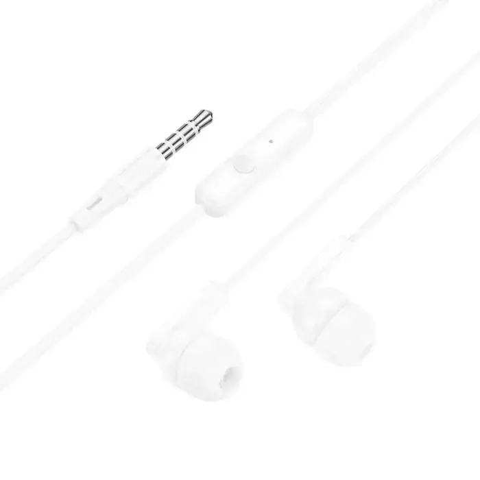 Wire earphones Jack 3,5 mm Hoco M121 white Фото 2