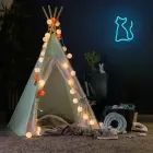 Neon LED Light CAT turquoise NNE24 Neolia Фото 8