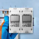 Qoltec Single phase electronic energy consumption meter | 230 V | LCD | 2P | DIN rail Foto 2