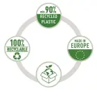 Dokumentu bokss
 Leitz Recycle, A4, zaļš Photo 5