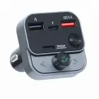 ART transmiter FM bluetooth 5.0 + USB A QC3.0 + Typ C (total 30W) FM-84B black Фото 4