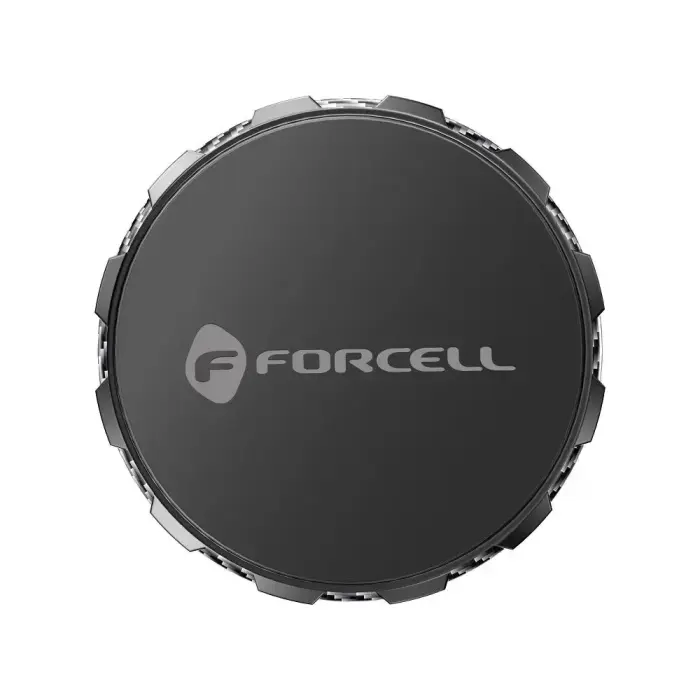 Magnetic car phone holder Forcell F-Grip MagFlex windshield / dashboard / air vent black Photo 4