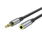 Cable AUX Jack 3,5 mm to Jack 3,5 mm Hoco 2 m UPA20 black Photo 2