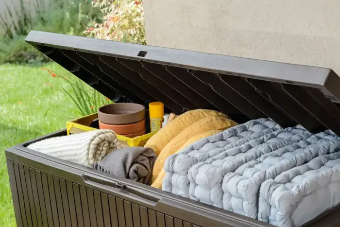 Uzglabāšanas kaste Springwood Storage Box 305L brūna Foto 8