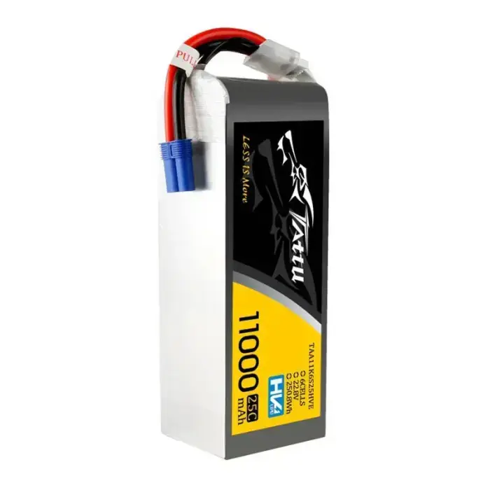 Tattu 11000MAH 22.8V HV 25C 6S1P Lipo Battery Pack with EC5 Plug Photo 3