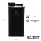 Blašķe The Easy-Fill Wide Mouth Flask 0,23L matēti melna Foto 3