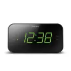 PHILIPS radio pulkstenis, melns Foto 1
