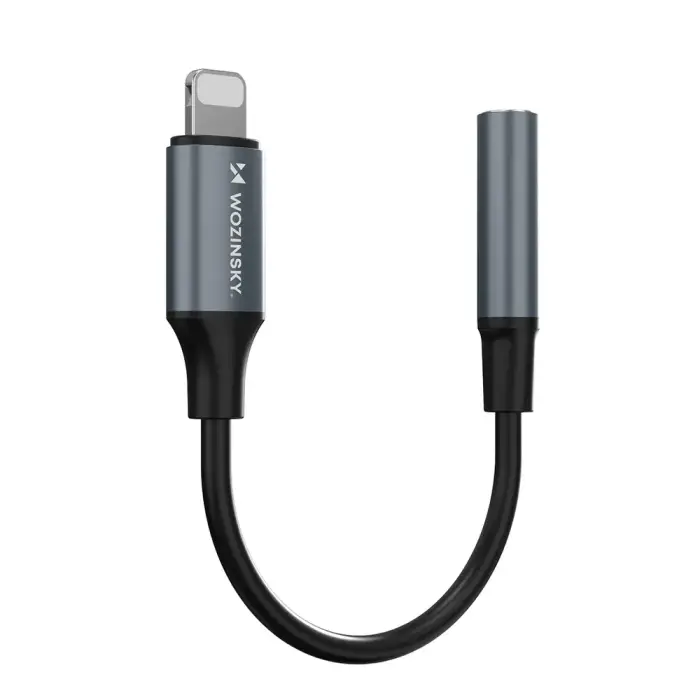 Wozinsky WALJ-01 Lightning adapter - 3.5mm mini jack - black Фото 4