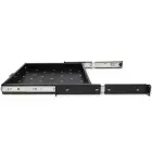 Qoltec Solid steel mount shelf with handle for RACK | 600*600 | Pull-out | Black Photo 8