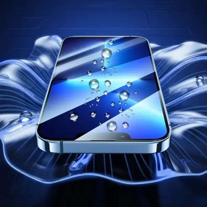 Borofone Tempered glass BF6 Diamond Armor Full Screen HD for Iphone 15 Plus/16 Plus - 10 pieces Foto 6
