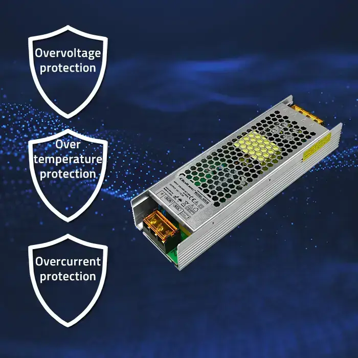 Qoltec LED Driver IP20 150W | 12V | 12.5A | Slim case Фото 5
